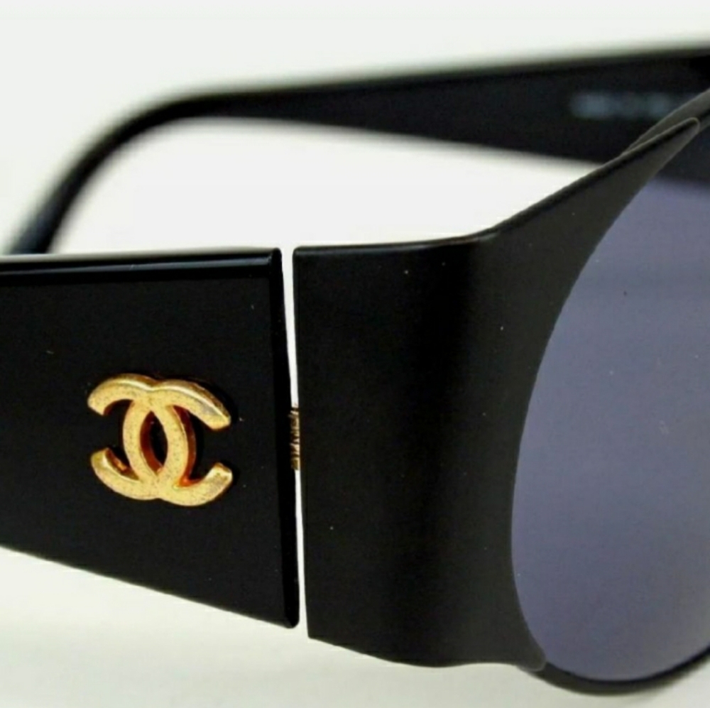 AUTHENTIC CHANEL CC MARK SUNGLASSES PLATSTICK - Picture 9 of 15